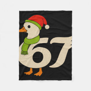 Cobertor De Velo Cômico 67 Ganso Natal 6 7 Meme Pato Chapéu do Papa