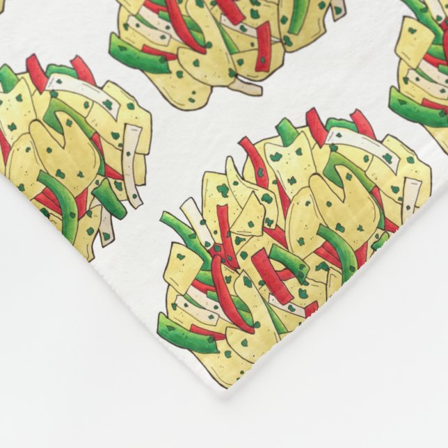 Cobertor De Velo Comida Caribe jamaicana do Bacalhau do Ackee (Quina)