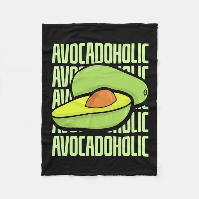 Cobertor De Velo Comida de Fruta Avocado (Frente)