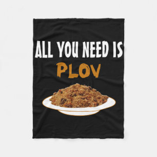 Cobertor De Velo Comida Funny Bukharian Uzbek - Churrasco Plov Love