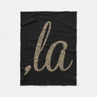 Cobertor De Velo Comma La Leopard Imprime Engraçado