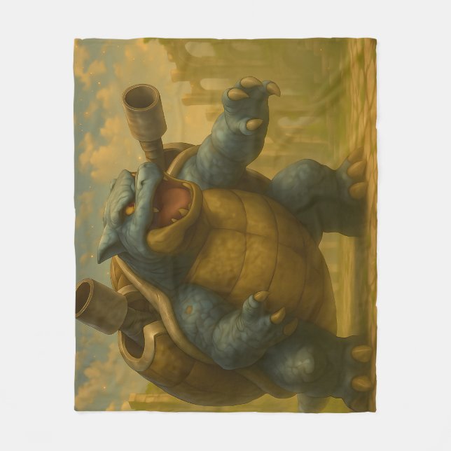 Cobertor De Velo como blastoise (Frente)