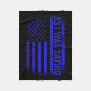 Cobertor De Velo Como Eu Estava Dizendo Engraçado Trump 2024 Pol De