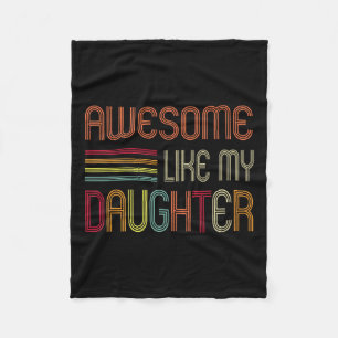 Cobertor De Velo Como Minha Filha Oferece Homens Pais Dia de os pai