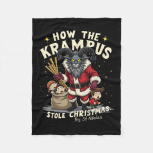 Cobertor De Velo Como O Krampus Roubou O Krampus De Natal Está Cheg