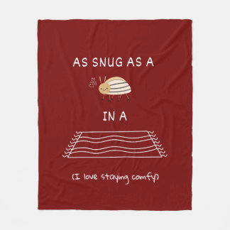 Cobertor De Velo Como um inseto em um idiota do tapete