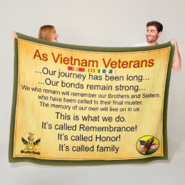 COBERTOR DE VELO COMO VIETNAM VETERANS