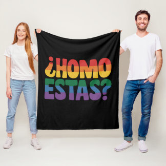 Cobertor De Velo Como Você Está Piadas Espanhol Mexicano Aliado Gay