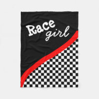 Competindo velo Checkered Blanet da bandeira