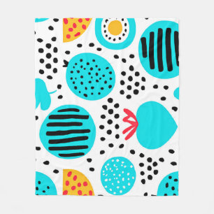 Cobertor De Velo Comprar de pintura de Padrões Frutas azuis