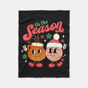 Cobertor De Velo Concha Mexicana Pan Dulce Época de Natal