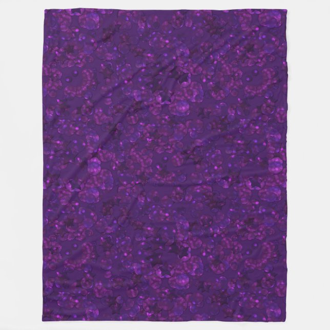 Cobertor De Velo Confetti roxo (Frente)