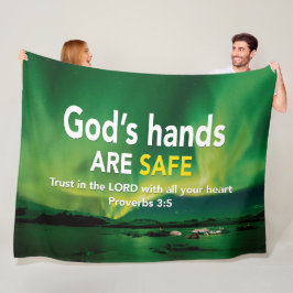 Cobertor De Velo CONFIANÇA NA Bíblia cristã SENHORA