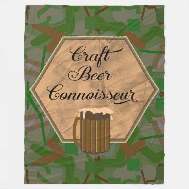 Cobertor De Velo Conhecedor de Cerveja Artesanal (Frente)