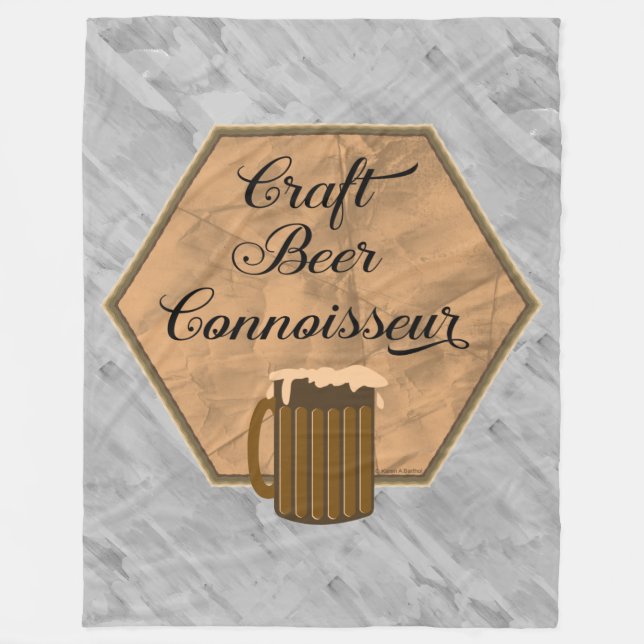 Cobertor De Velo Conhecedor de Cerveja Artesanal (Frente)