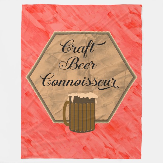 Cobertor De Velo Conhecedor de Cerveja Artesanal (Frente)