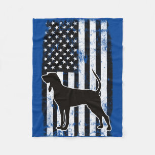 Cobertor De Velo Conhound & American Flag