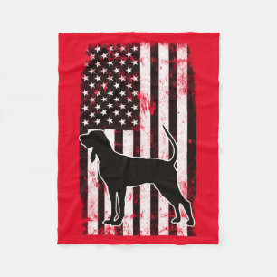 Cobertor De Velo Conhound & American Flag