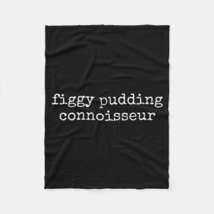 Cobertor De Velo Connoisseur de Figgy Pudding Amante de Ameixa Nata
