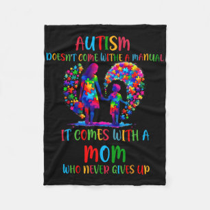 Cobertor De Velo Consciência do Autismo 2025 não vem com um manual 