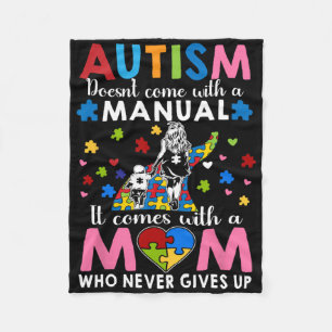 Cobertor De Velo Consciência do Autismo 2025 não vem com um manual