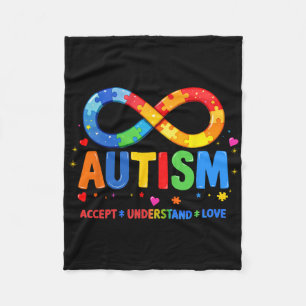 Cobertor De Velo Consciência do Autismo Aceitar Entender Amor Supor