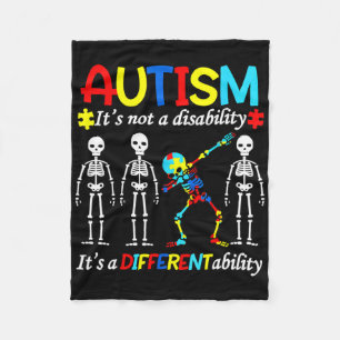 Cobertor De Velo Consciência do Autismo Apoio a Autistas Autista A