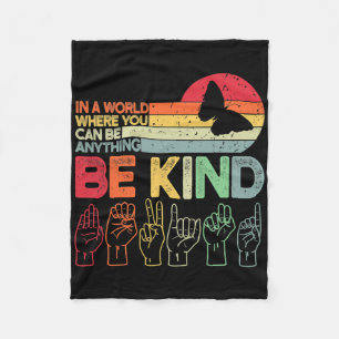 Cobertor De Velo Consciência do Autismo Be Kind Professora Mãe de A