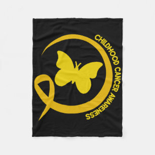 Cobertor De Velo Consciência do Câncer Infantil Setembro Câncer 1 