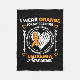 Cobertor De Velo Consciência Eu Visto Laranja Para Minha Avó Nana