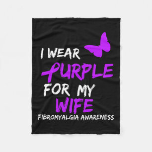 Cobertor De Velo Consciência Eu Visto Roxo Para A Esposa 2