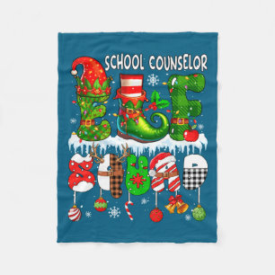 Cobertor De Velo Conselheiro Escolar Esquadrão Duende Natal Chapéu