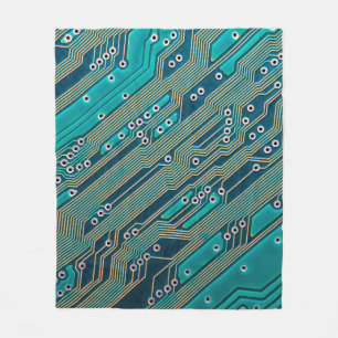 Cobertor De Velo Conselho de circuito eletrônico fechado. fundo,var