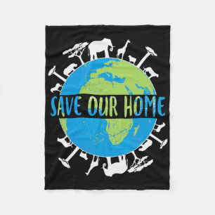 Cobertor De Velo Conservação de animais selvagens salva nossa terra