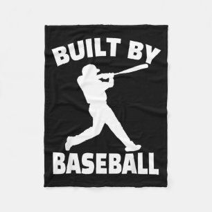 Cobertor De Velo Construído Por Beisebol Engraçado Beisebol Para Ho