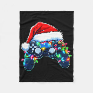 Cobertor De Velo Controlador de Video Game Natal Chapéu de Papai No
