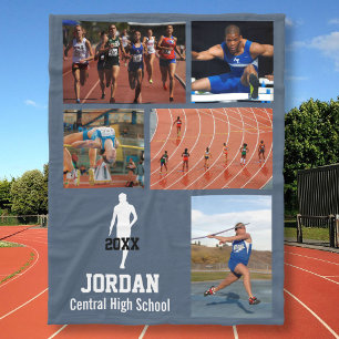 Cobertor De Velo Controle Personalizado e Nome da Colagem de Fotos