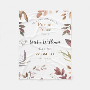 Cobertor De Velo Convenção de 2022 sobre Batismo de Folha de Batism