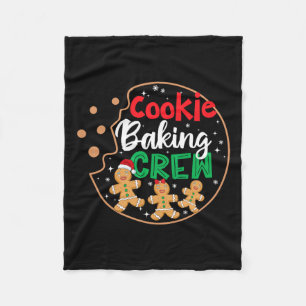Cobertor De Velo Cookie Fazendo Tripulação Engraçada Família Pijama