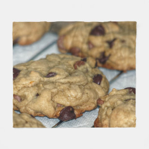 Cobertor De Velo Cookies Chip De Chocolate Laranja