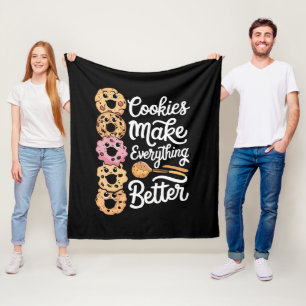 Cobertor De Velo Cookies Torna Tudo Melhor Um Natal Engraçado