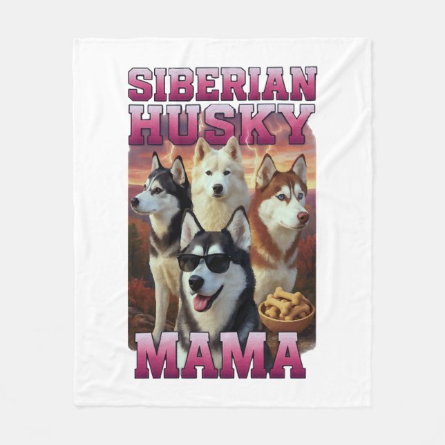 Cobertor De Velo Cópia do Husky Siberiano Cópia (Frente)