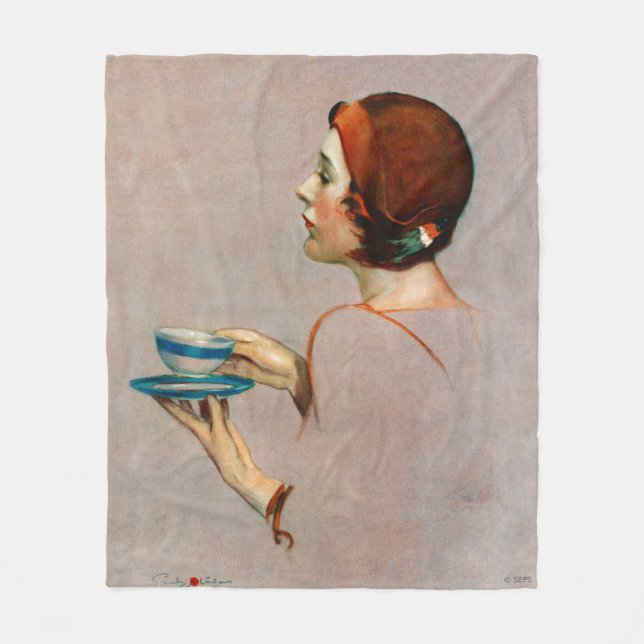 Cobertor De Velo Copo de Java (Frente)