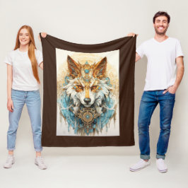 Cobertor De Velo Copperfur Steampunk Wolf