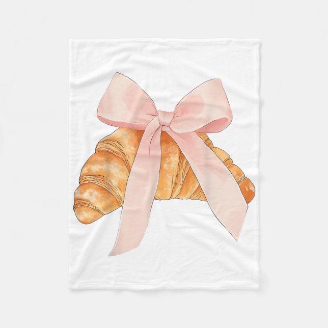 Cobertor De Velo Coquette Pink Arco Croissant Baker (Frente)