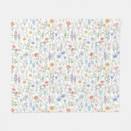 Cobertor De Velo Coquette Wildflower Meadow