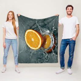 Cobertor De Velo Cor de laranja positiva suculenta para o humor vit