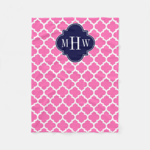 Cobertor De Velo Cor-de-rosa quente nº 2 Wh marroquino nº 5 Marinho