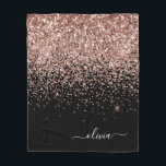 Cobertor De Velo Cor-de-rosa-rosa-rosa-rosa Dourada com brilho pret<br><div class="desc">Rosa Dourado - Cor de rosa e cinza preto com brilho brilhante Nome do monograma e Folheto inicial. Isto faz o doce e perfeito aniversário de 16 anos, casamento, chá de panela, aniversário, chá de fraldas ou festa de solteira presente para alguém que ama luxo de luxo e estilos quíticos....</div>