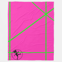 Cor do Pop Neon Rosa e Faixa Verde 80s Retroativa